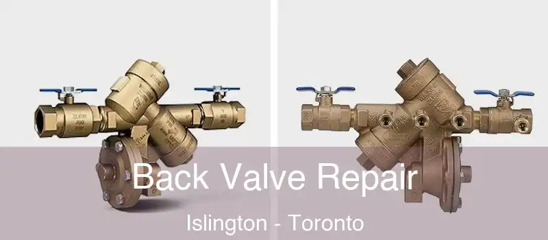 Back Valve Repair Islington - Toronto
