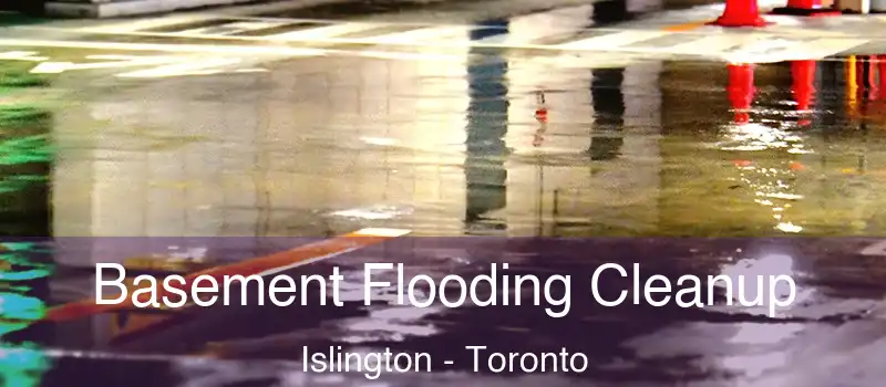 Basement Flooding Cleanup Islington - Toronto
