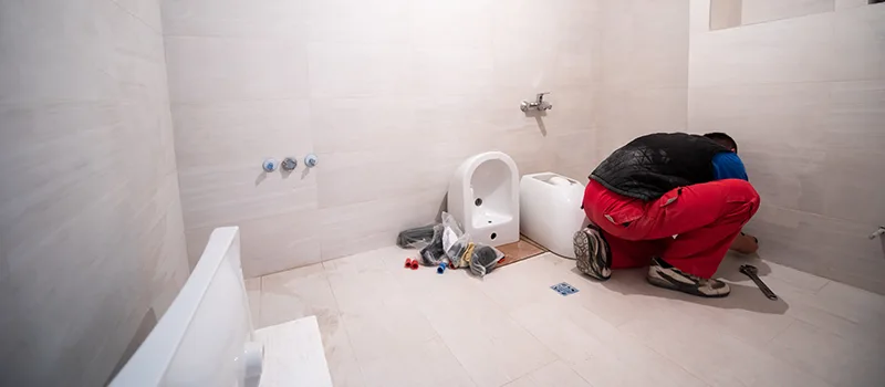 Basement Bathroom Shower Installation in Islington, Toronto